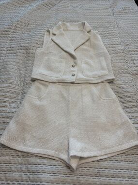 White Short Set